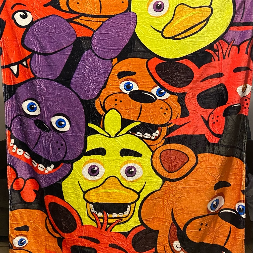 Five Nights at Freddy’s throw blanket